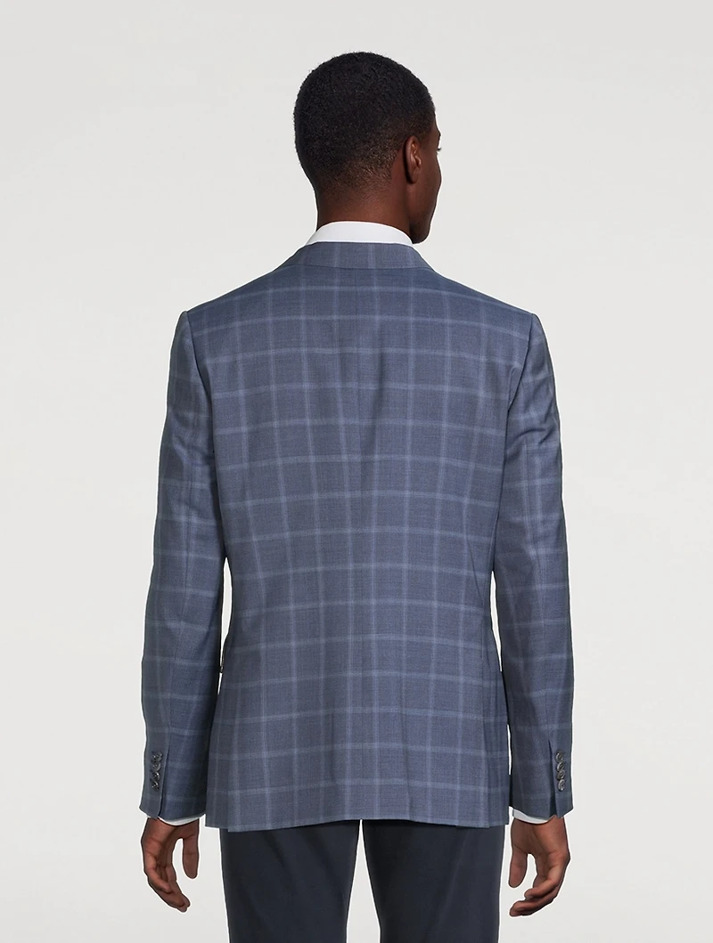 Check Wool Jacket