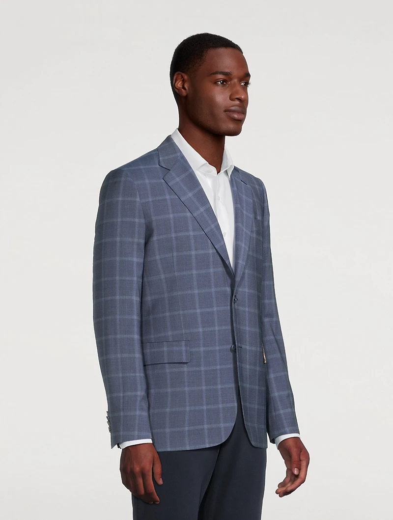 Check Wool Jacket