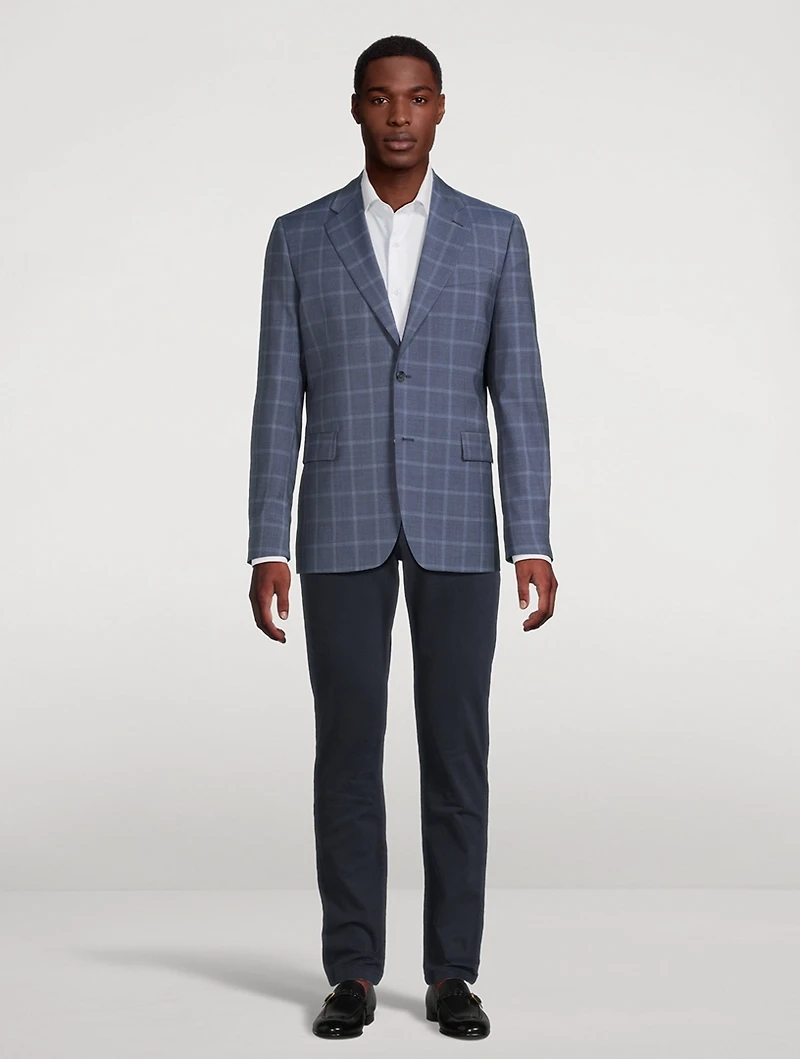 Check Wool Jacket
