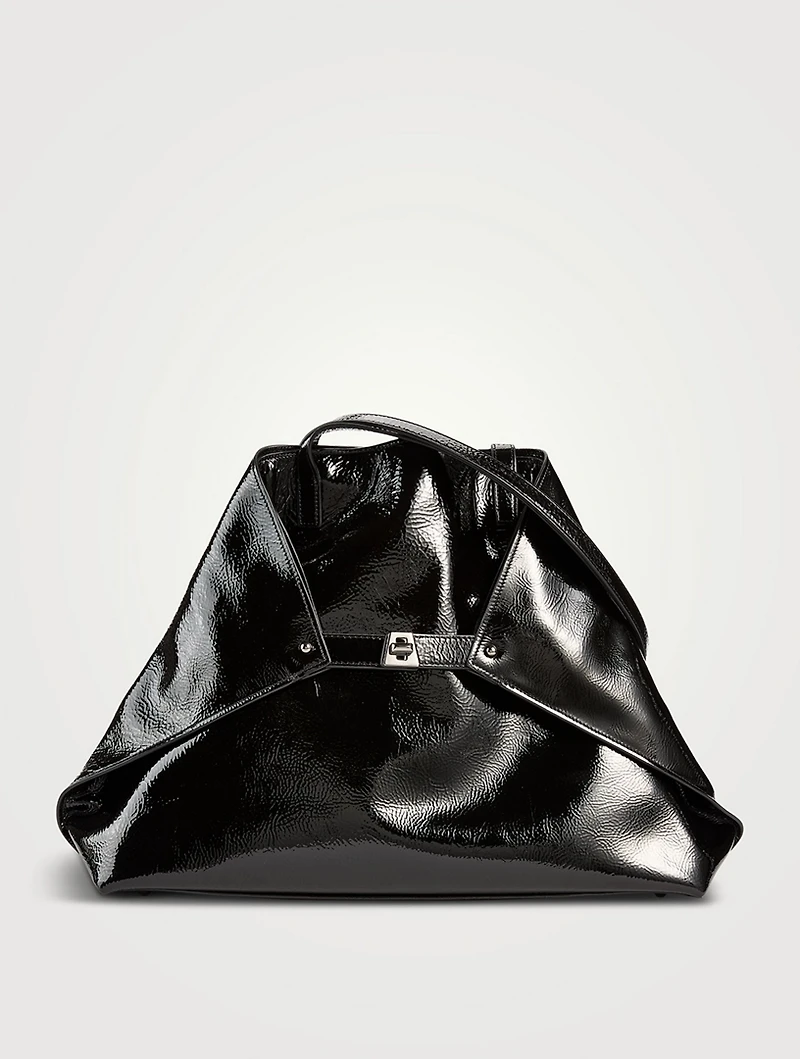 Medium Ai Patent Leather Shoulder Bag