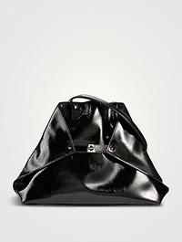 Medium Ai Patent Leather Shoulder Bag