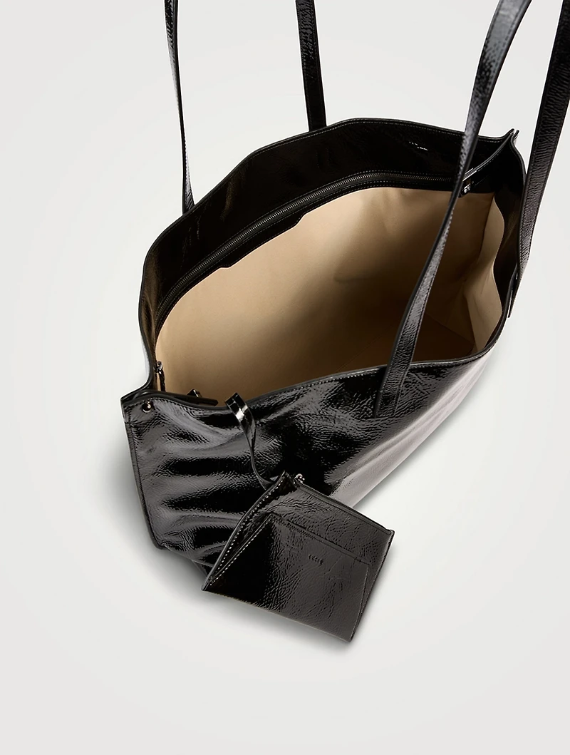 Medium Ai Patent Leather Shoulder Bag