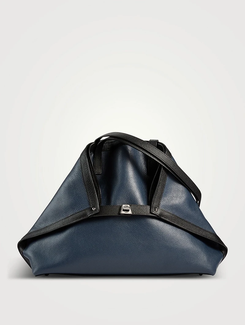 Medium Ai Leather Shoulder Bag