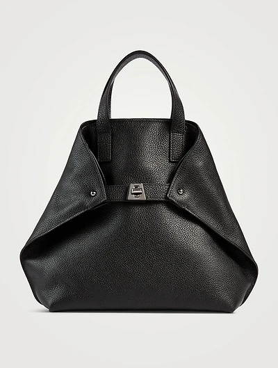 Small Ai Leather Backpack