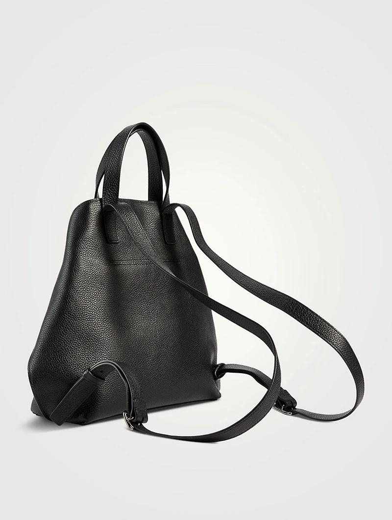 Small Ai Leather Backpack