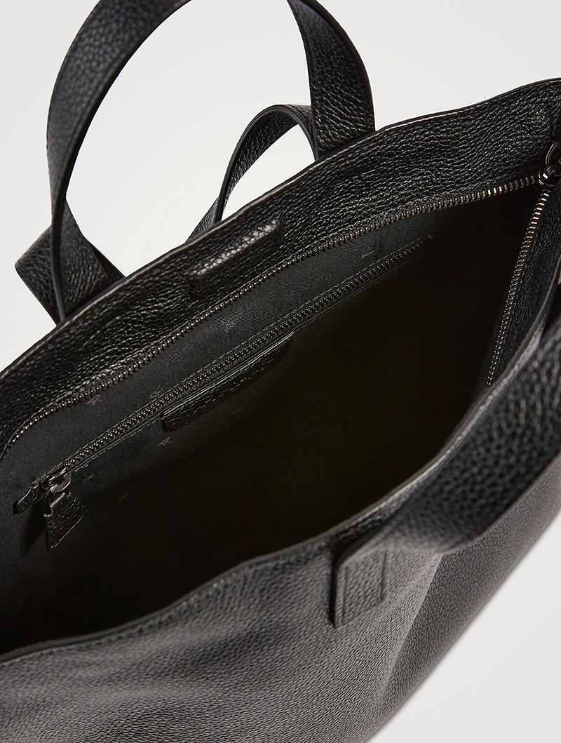 Small Ai Leather Backpack