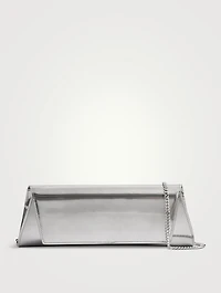 Small Anouk Mirrored Leather Clutch