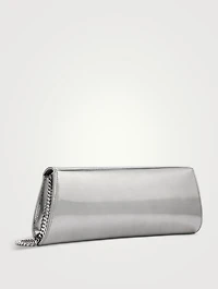 Small Anouk Mirrored Leather Clutch