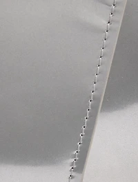 Small Anouk Mirrored Leather Clutch