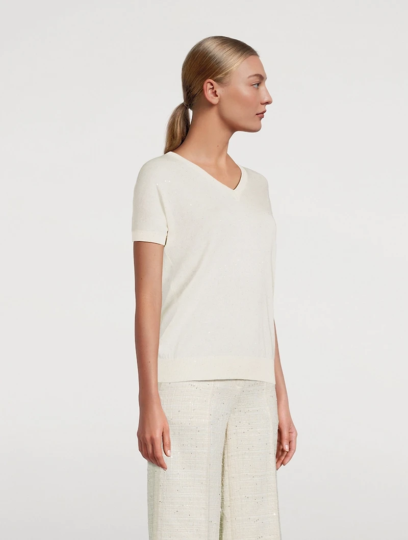 Sequin Knit Sweater