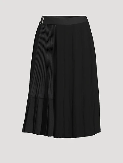Pleated Midi Skirt