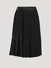Pleated Midi Skirt