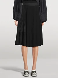 Pleated Midi Skirt
