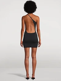 Leme Asymmetric Mini Dress