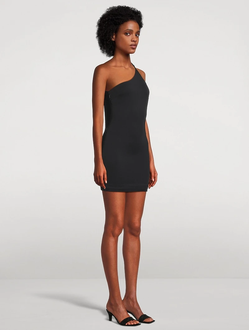 Leme Asymmetric Mini Dress