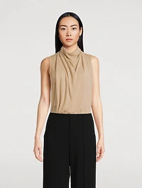 Sage Crêpe Blouse