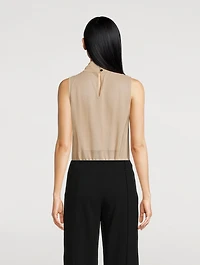 Sage Crêpe Blouse