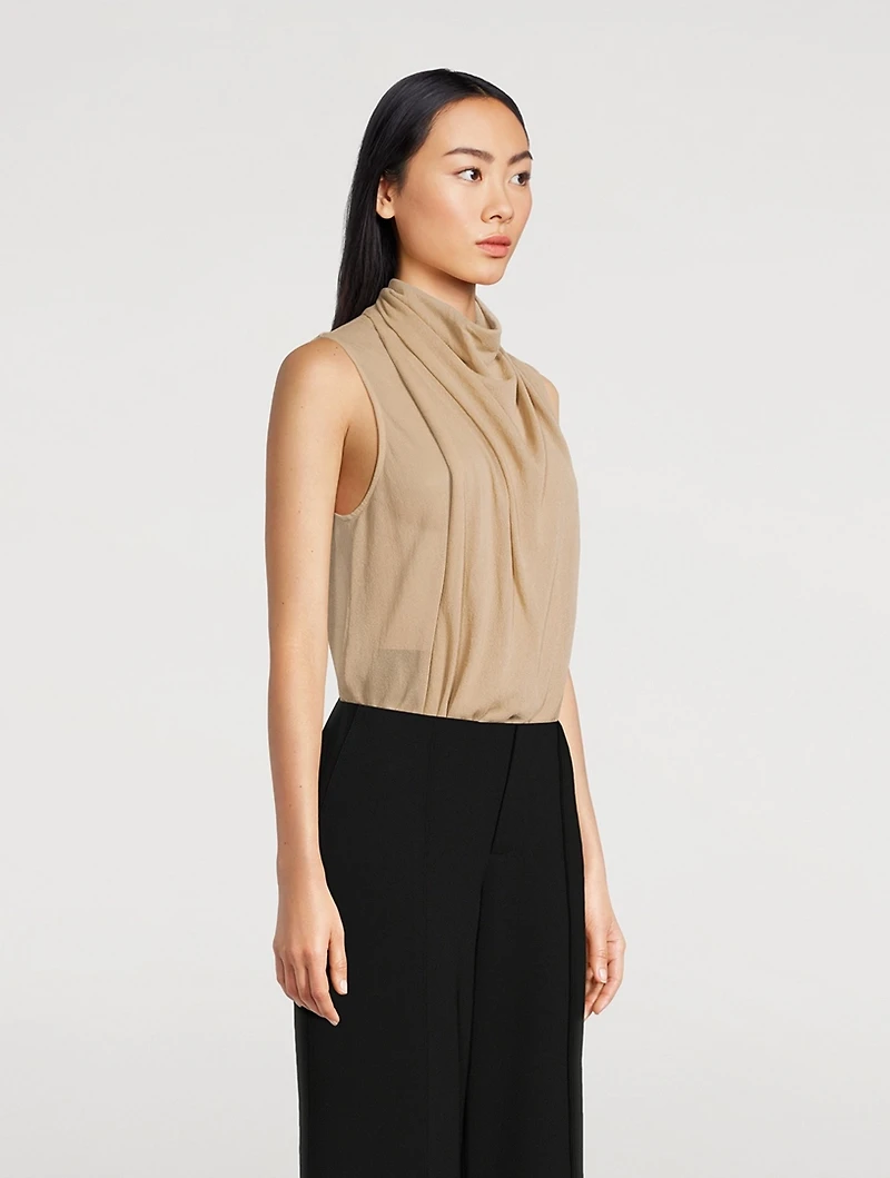 Sage Crêpe Blouse