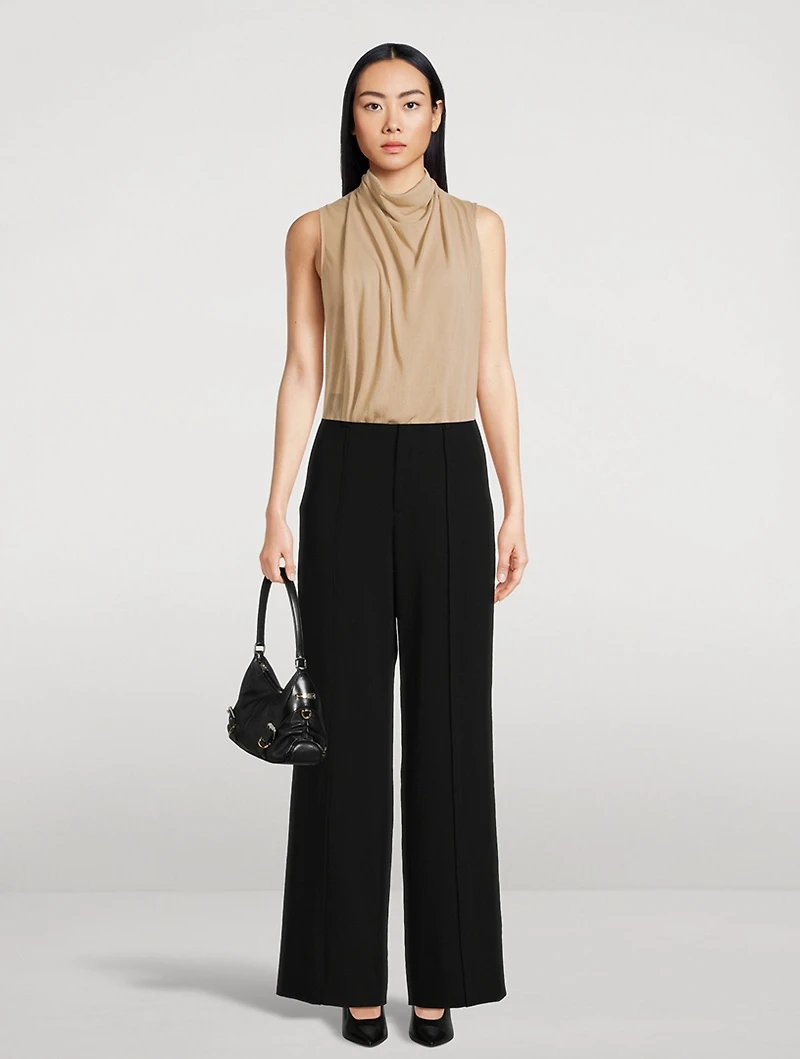 Sage Crêpe Blouse