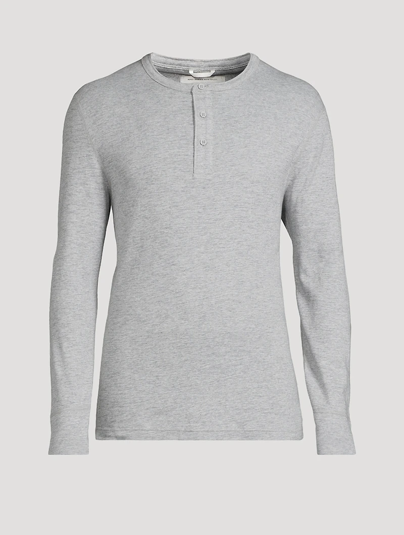 Cotton Slub Slim-Fit Henley