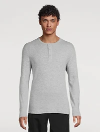 Cotton Slub Slim-Fit Henley