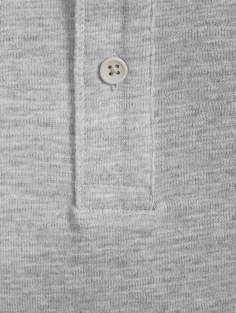 Cotton Slub Slim-Fit Henley