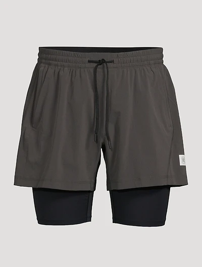 Four-Way Stretch Nylon Combo Training Shorts