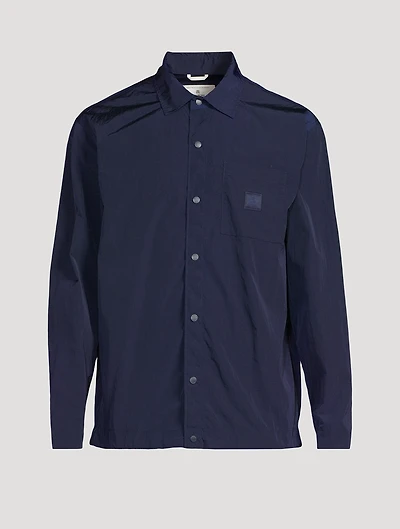 Crinkle Nylon Uniform Overshirt