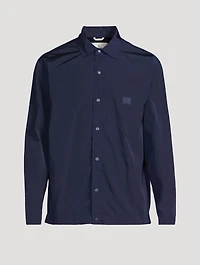 Crinkle Nylon Uniform Overshirt