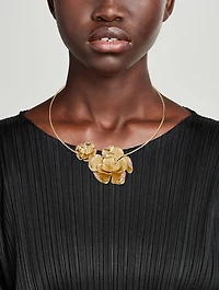 Double Rose Necklace