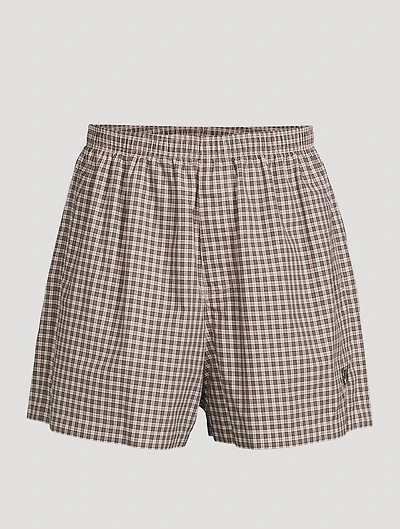 Boxer Shorts Check Print