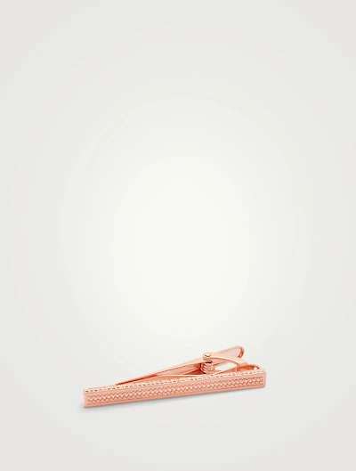 Satin Dot Tie Clip