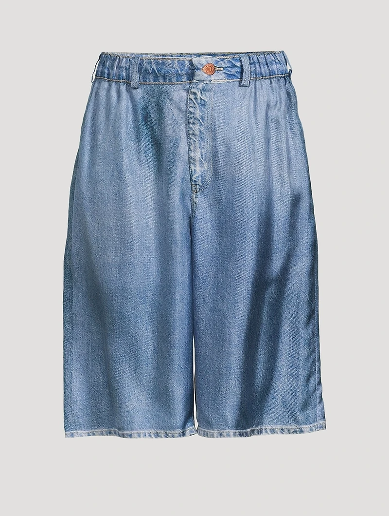 ALOE Trompe L'œil Silk Shorts