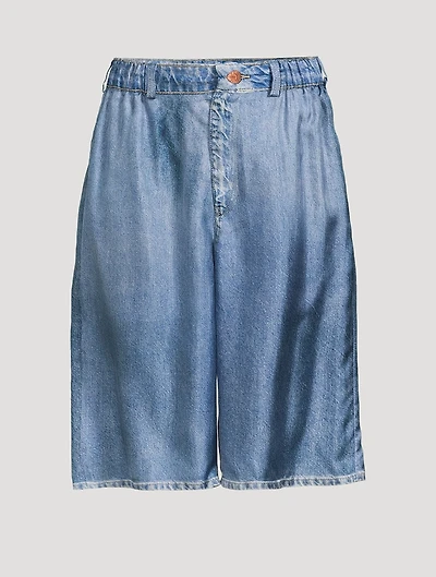 ALOE Trompe L'œil Silk Shorts