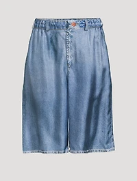 ALOE Trompe L'œil Silk Shorts