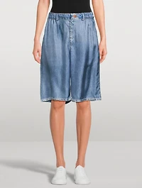 ALOE Trompe L'œil Silk Shorts