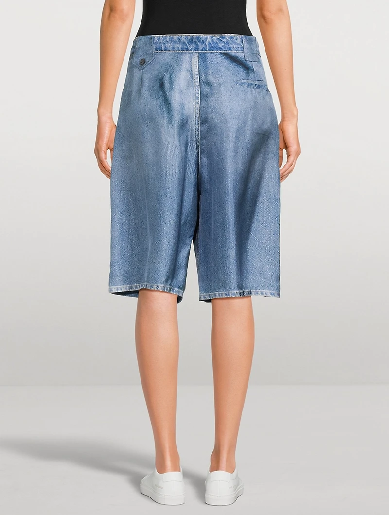 ALOE Trompe L'œil Silk Shorts