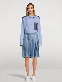 ALOE Trompe L'œil Silk Shorts