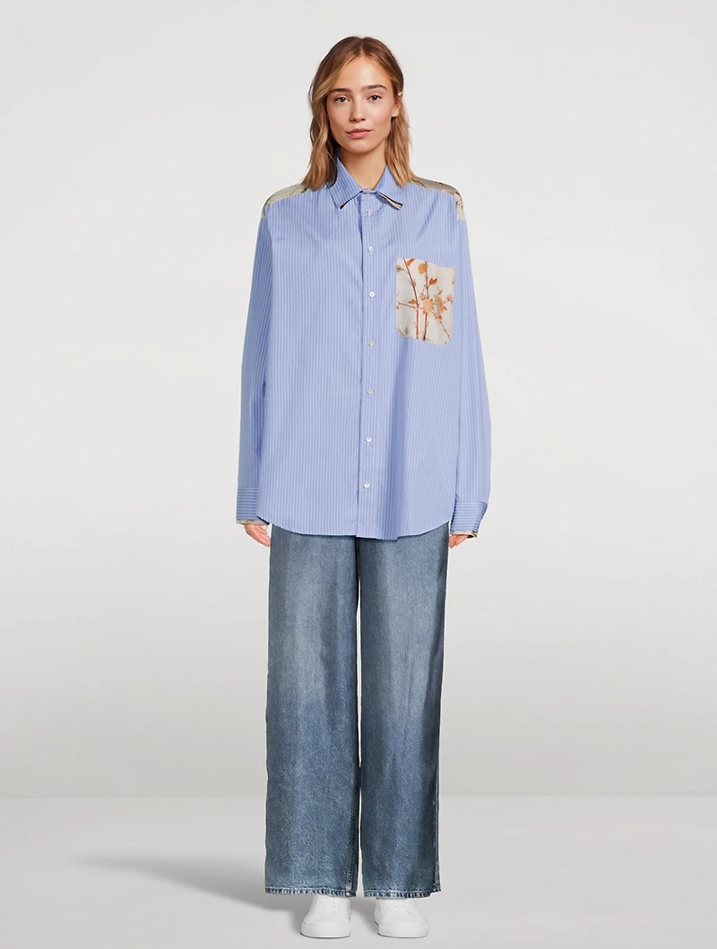 ALOE Trompe L'œil Silk Trousers