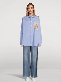 ALOE Trompe L'œil Silk Trousers