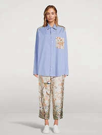 ALOTHO Shirt Stripe Print