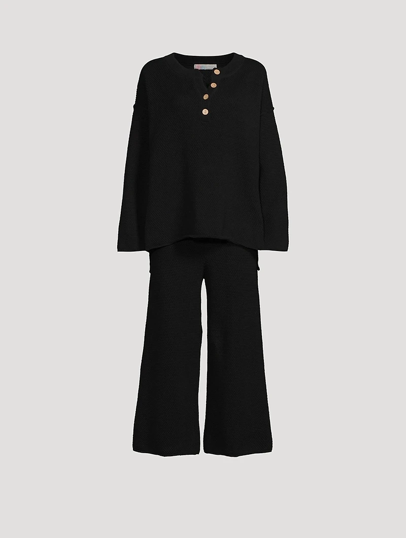 Hailee Two-Piece Cardigan And Trousers Set