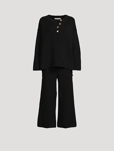 Hailee Two-Piece Cardigan And Trousers Set