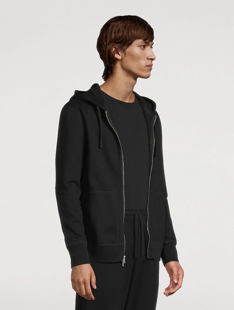 Midweight Terry Slim Zip Hoodie