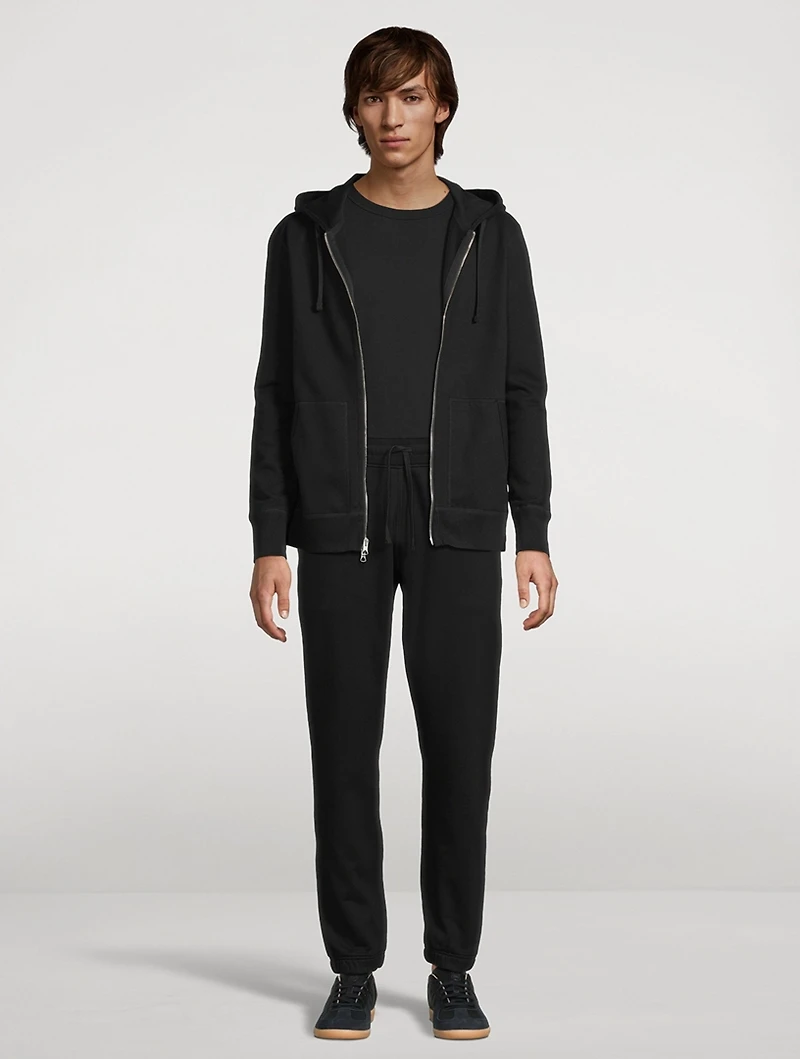 Midweight Terry Slim Zip Hoodie