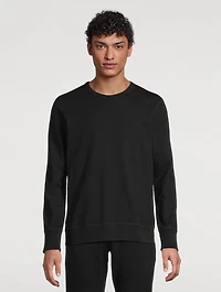 Midweight Terry Slim Crewneck Sweatshirt