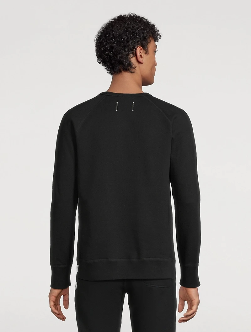 Midweight Terry Slim Crewneck Sweatshirt