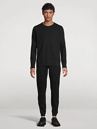 Midweight Terry Slim Crewneck Sweatshirt