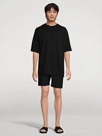 SHORT 01 Stretch Organic Cotton Long Shorts