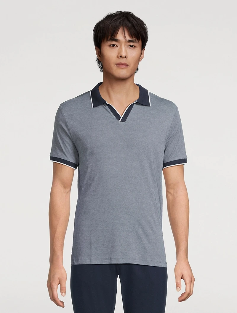 Northpark Open-Collar Polo
